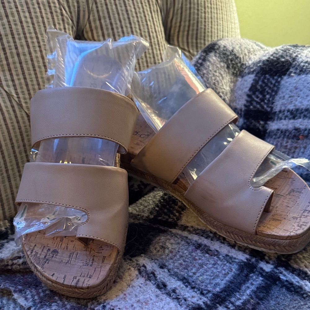 boc Tan Espadrille Shoes Comfort Design Size 10